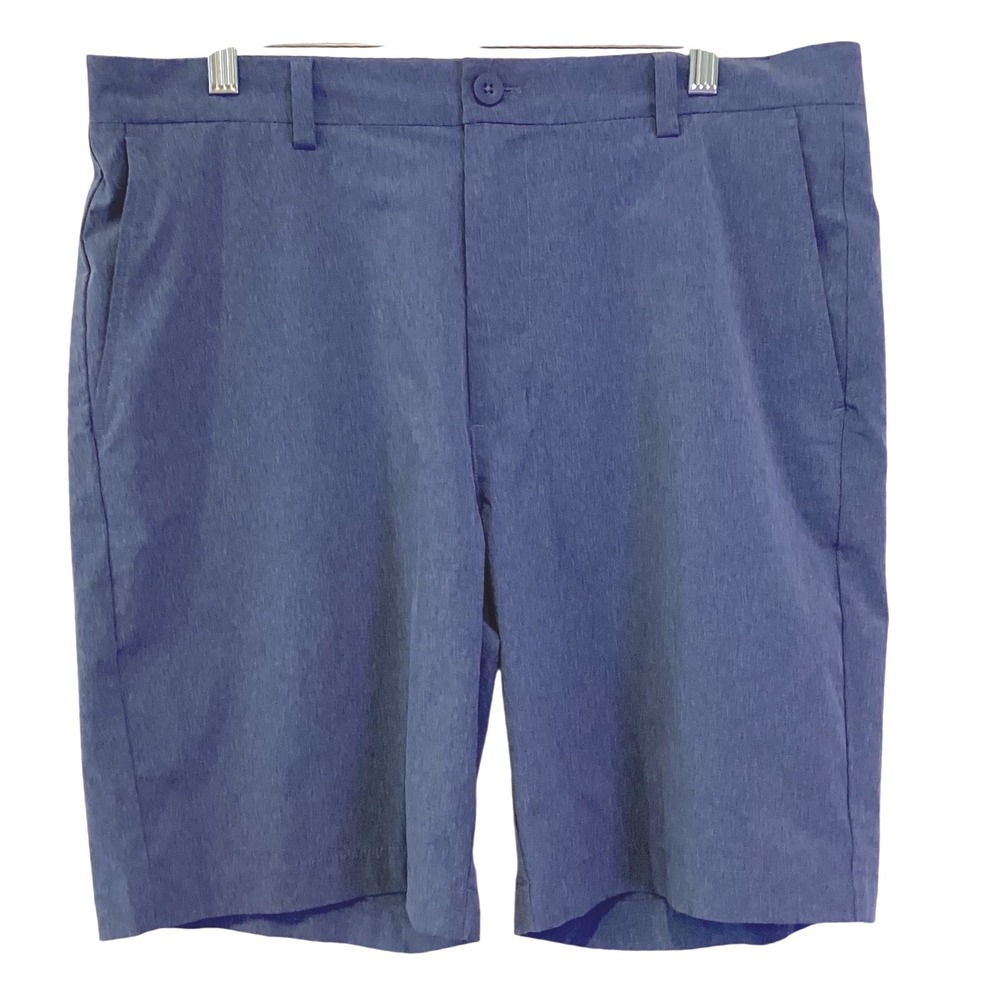 Vineyard Vines Performance Breaker Shorts Chambray Blue Stretch 8" inseam - 34